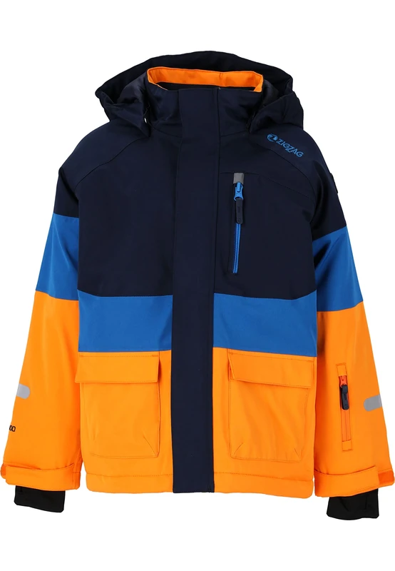 ZIGZAG Unisex Kid's Taylor Ski Jacket, Skydiver, 110-116