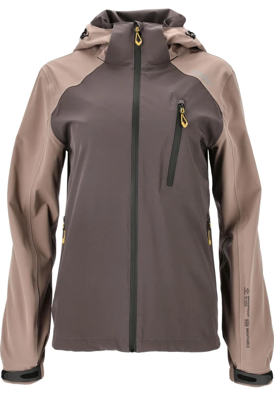 WEATHER REPORT Women's Camelia rain Jacket, Shale Mud, 54 (EU)