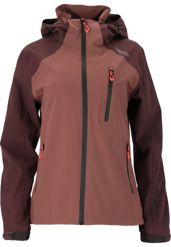 WEATHER REPORT Women's Camelia rain Jacket, Brown, 54 (EU)