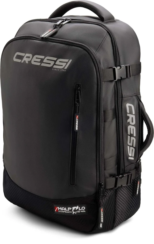 Cressi Malpelo Premium Backpack - Sporty, Lightweight and Compact Casual Backpack, Black, 40 L, Unisex Adult