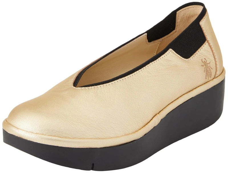 Fly London Women's JURY470FLY Shoes, Light Gold, 7 UK