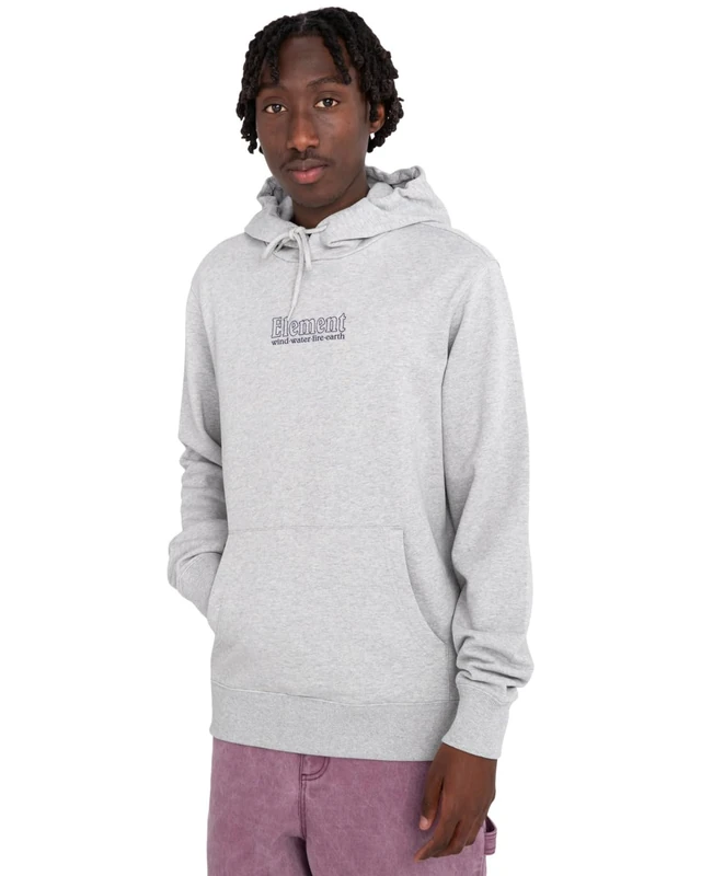 Element Dial - Pullover Hoodie - Men - Grey.