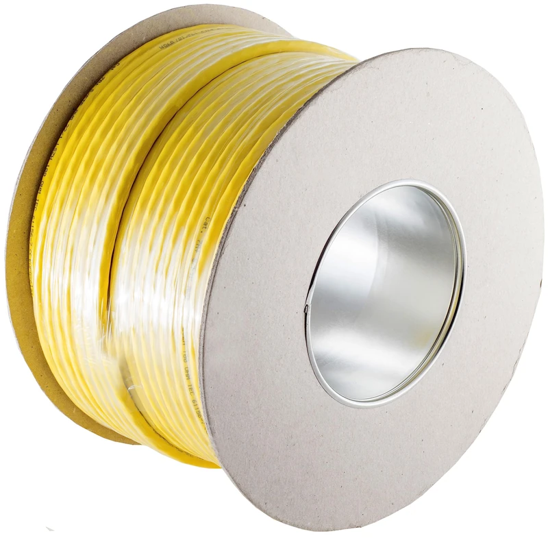 freiwerk CAT 7 A + Installation Cable Network Cable CAT.7 A + LAN Halogen-Free Installation Cable CAT7 Cable Network Cabling Data Cable Gigabit Copper Ethernet 100 m