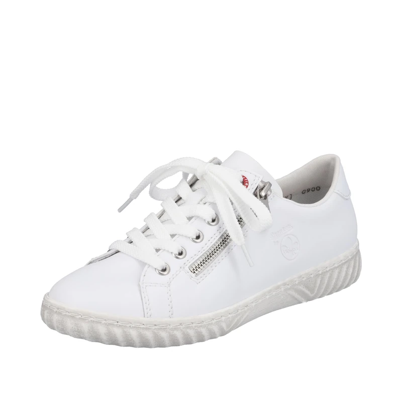 Rieker Women's N0900 Lace Up Shoes, White 81, 8 UK