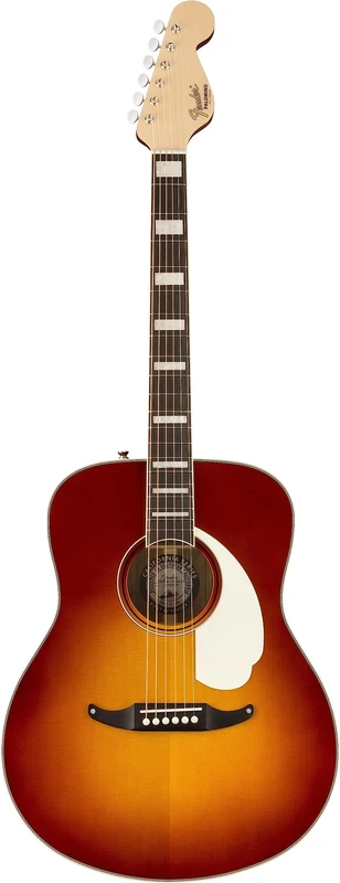 Fender Palomino Vintage Sienna Sunburst OV Aged White Pickguard Electro-Acoustic Guitar with Case