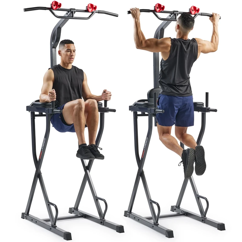 Sunny Health & Fitness Power Tower With Optional Rock Climbing Grip - SF-XF922081