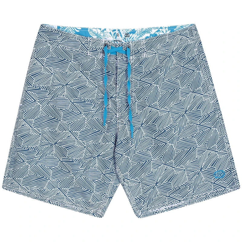 Panareha Men's Beach Shorts Made from Recycled Polyester Plaka Blue (32)