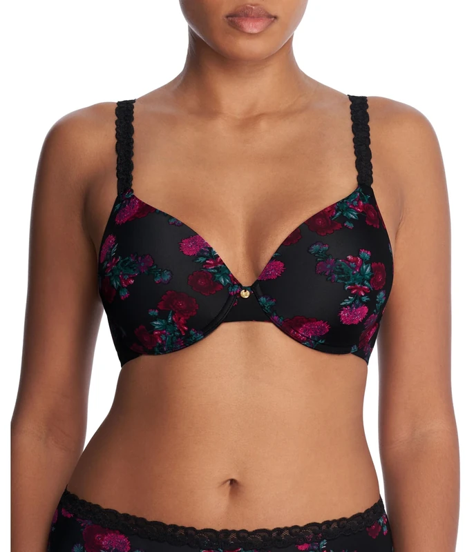 Natori Women's Luxe Contour Underwire Bra - Black Charm Print