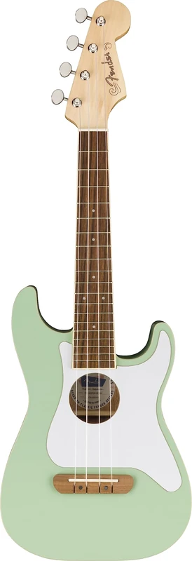 Fender Fullerton Strat® Uke, Walnut Fingerboard, White Pickguard, Surf Green