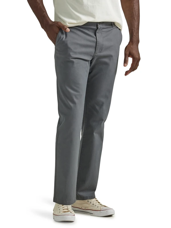 Lee Men's Performance Series Extreme Comfort Cargo Slim Pant, Painter Gray, 42W x 32L