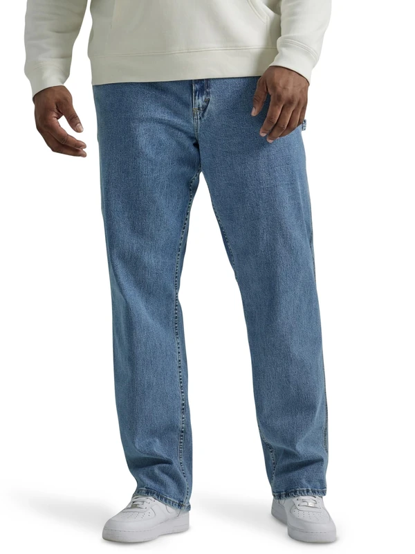 Lee Men's Big & Tall Legendary Workwear Carpenter Jeans, Solo, 54W x 32L - Image 1