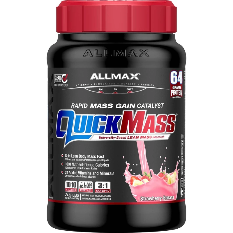Allmax Quickmass Strawberry Banana 3.5Lb