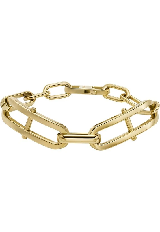 Fossil Women's Bracelet, Heritage D-Link Stainless Steel Chain Bracelet