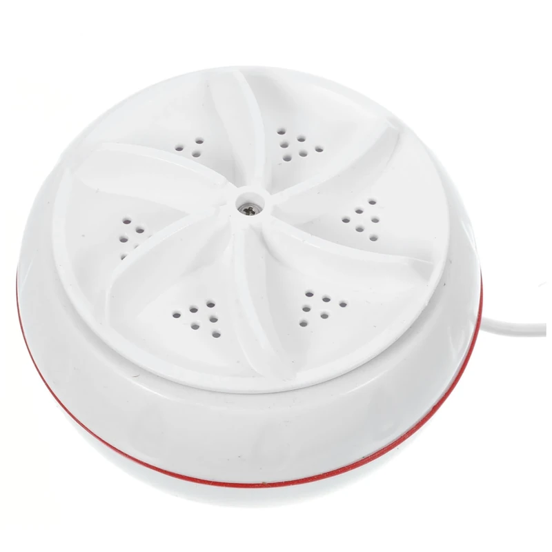 KONTONTY Mini Portable Washing Machine 30w Usb Switch, Small Clothes Washer for Travel and Home Use, Compact Socks and Underwear Washer