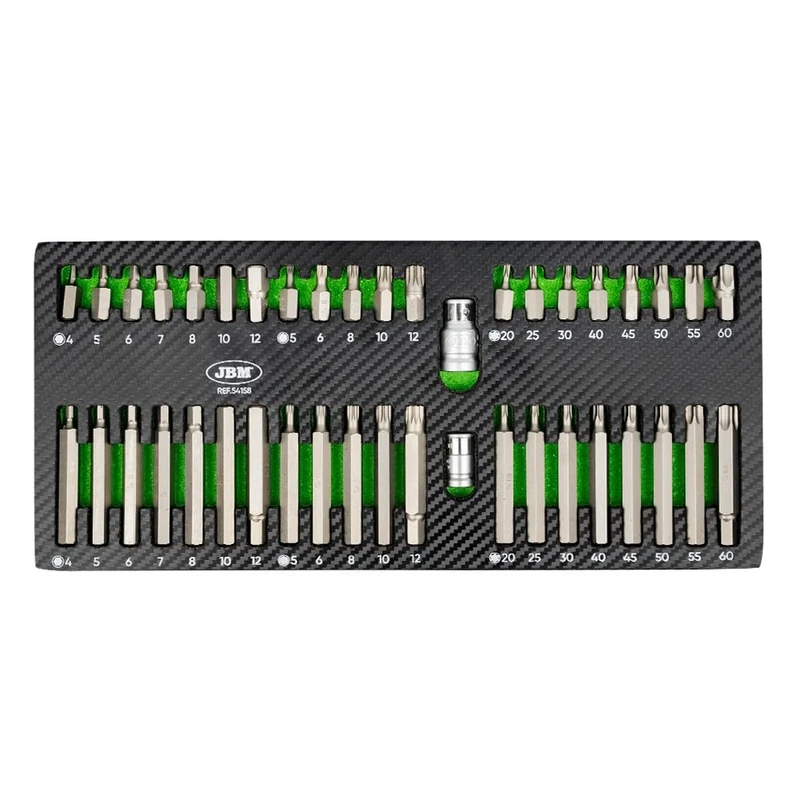 Set DE 42 PIEZAS para TORNILLOS HEX, 12 Cantos Y TORX - Image 1