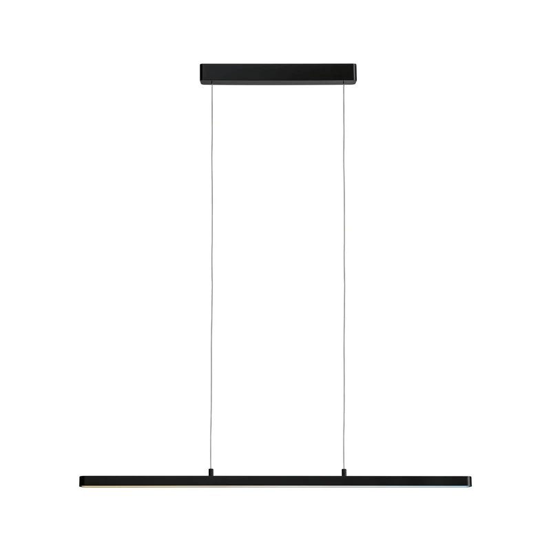 Paulmann 79885 LED Pendant luminaire Lento Smart Home Zigbee Tunable White 3x2100lm 3x13.5W Black matt dimmable Pendant