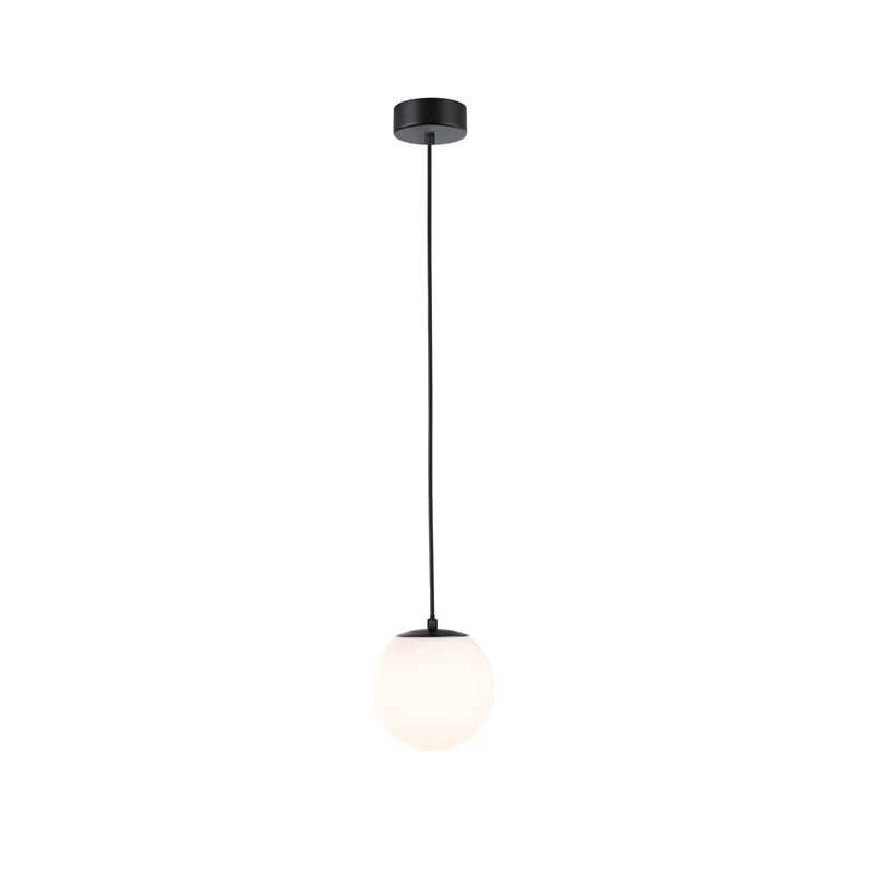 Paulmann 71073 LED Pendant luminaire Selection Bathroom Gove IP44 9W Black matt, Satin Bathroom luminaire