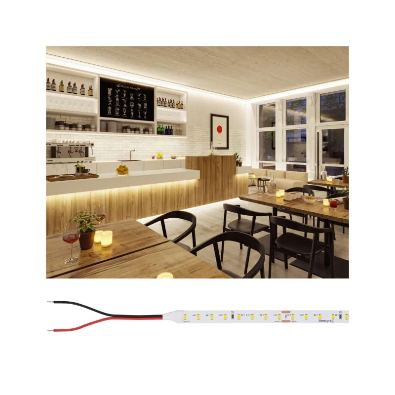 Paulmann 76026 Pro LED Strip Silver P75 830 10m 42W 700lm/m 96 LEDs/m 3000K LED Strip