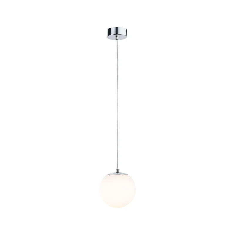 Paulmann 71066 LED Pendant luminaire Selection Bathroom Gove IP44 9W Chrome, Satin Bathroom luminaire