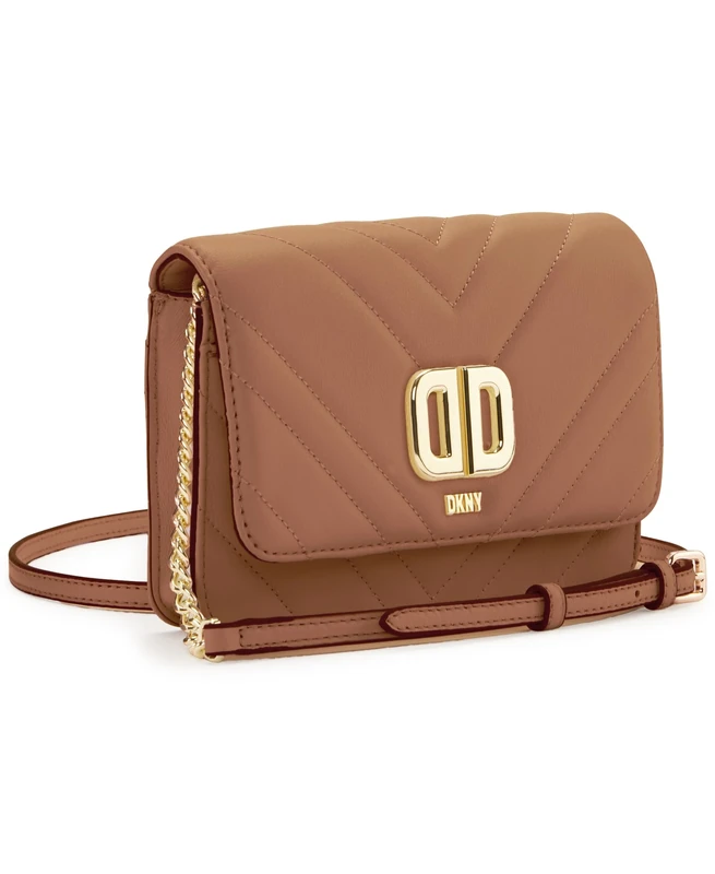 DKNY Women's R23EBK74-CSH-1 Crossbody, Cashew, Cashew, Medium