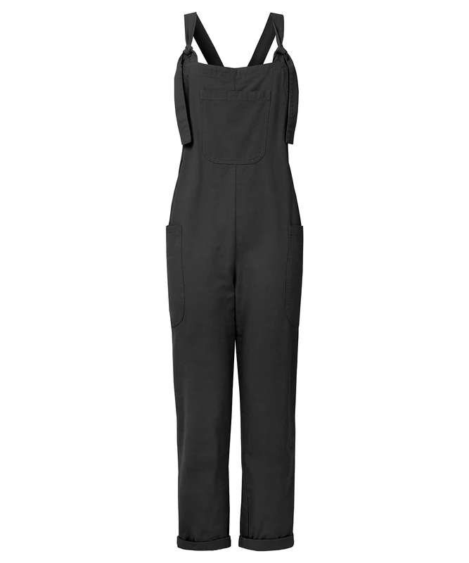 Joe Browns Women's Comfy Tie Strap Wide Leg Jumpsuit Straight, Black, 10