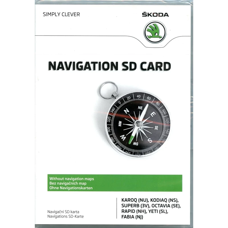 Skoda 5L0051236C Memory Card SD Card 16 GB Only for Navigation System MIB1 Amundsen *** Without Navigation Cards ***