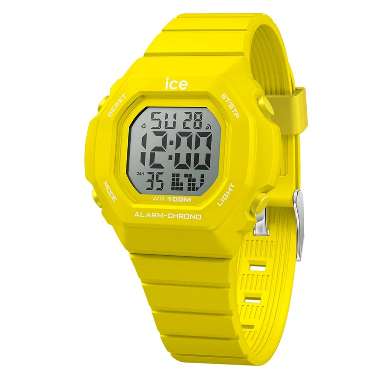 ICE-WATCH - ICE Digit Ultra Yellow - Boy's (Unisex) Wristwatch with Plastic Strap - 022098 (Small)