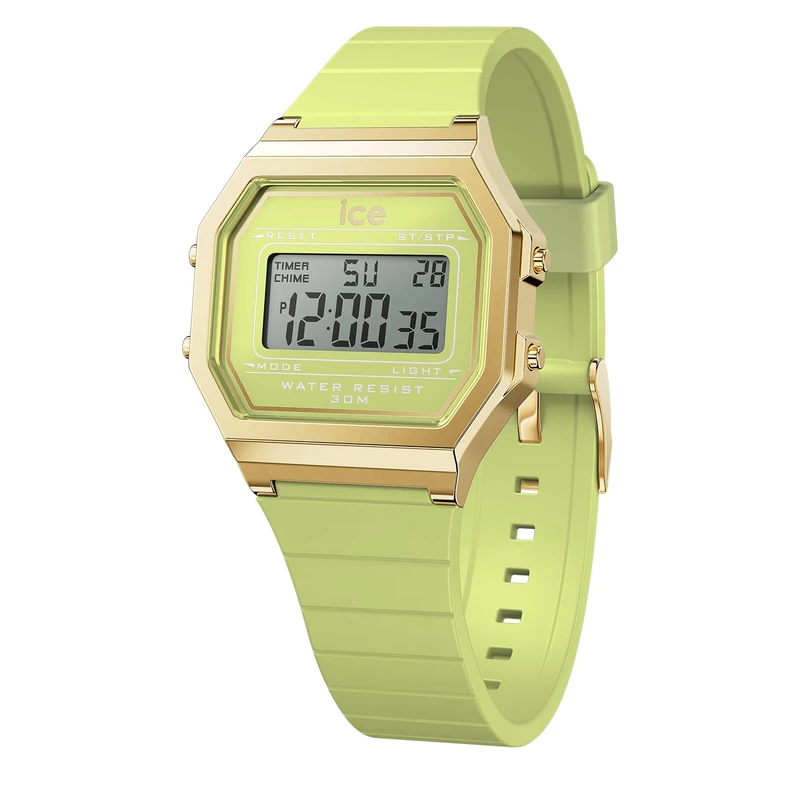 ICE-WATCH - ICE Digit Retro Daiquiri Green - Women's Wristwatch with Plastic Strap - 022059 (Small) - Image 1