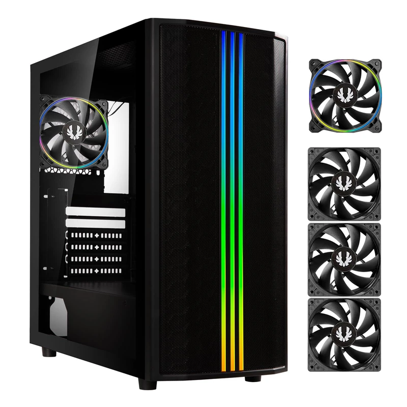 BITFENIX Saber Mesh ATX Medium Tower Computer Case with No Power Supply