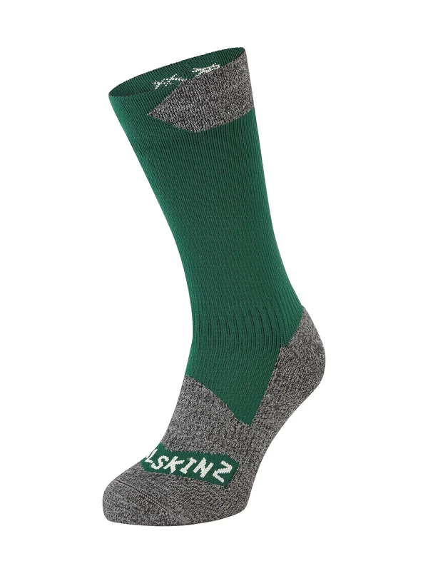 SEALSKINZ | Raynham | Unisex Waterproof All Weather Mid Length Sock | Running, Trekking, Camping & Everyday Use | Merino Wool Lining | 4-Way-Stretch