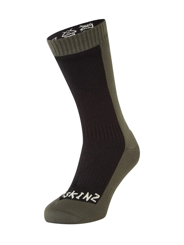 SEALSKINZ | Starston | Unisex Waterproof Cold Weather Mid Length Merino Wool Lined Sock | Outdoor Adventure & Winter Sports, Hiking | Three-Layer Insulation Technology