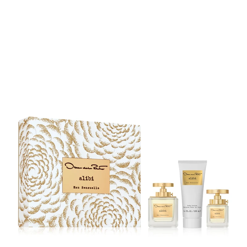 Alibi Eau Sensuelle by Oscar De La Renta for Women - 3 Pc Gift Set 3.3oz EDP Spray, 1oz EDP Spray 3.4oz Body Lotion - Image 1