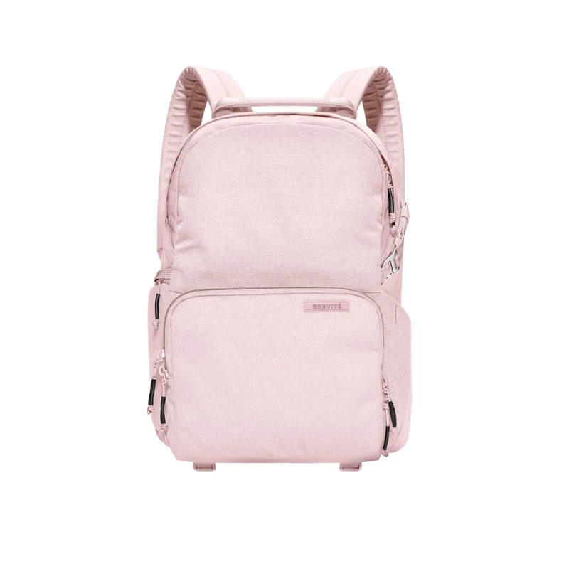 BREVITE Jumper Photo Compact Camera Backpack: A Minimalist & Travel-Friendly Photography Backpack Compatible with Both Laptop & DSLR Accessories 18L (Blush Pink)