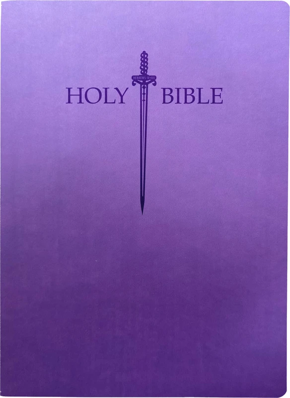 Kjver Sword Holy Bible, Large Print, Royal Purple Ultrasoft, Thumb Index: (King James Version Easy Read, Red Letter) (King James Version Easy Read Bible)