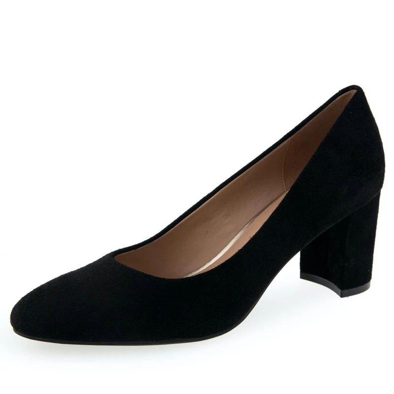 Aerosoles Women's Betsy Pump, Black Suede, 3 UK