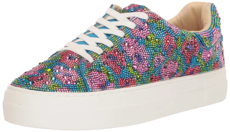 Betsey Johnson Women's Sidny Sneaker - Blue Poppy - Size 9.5