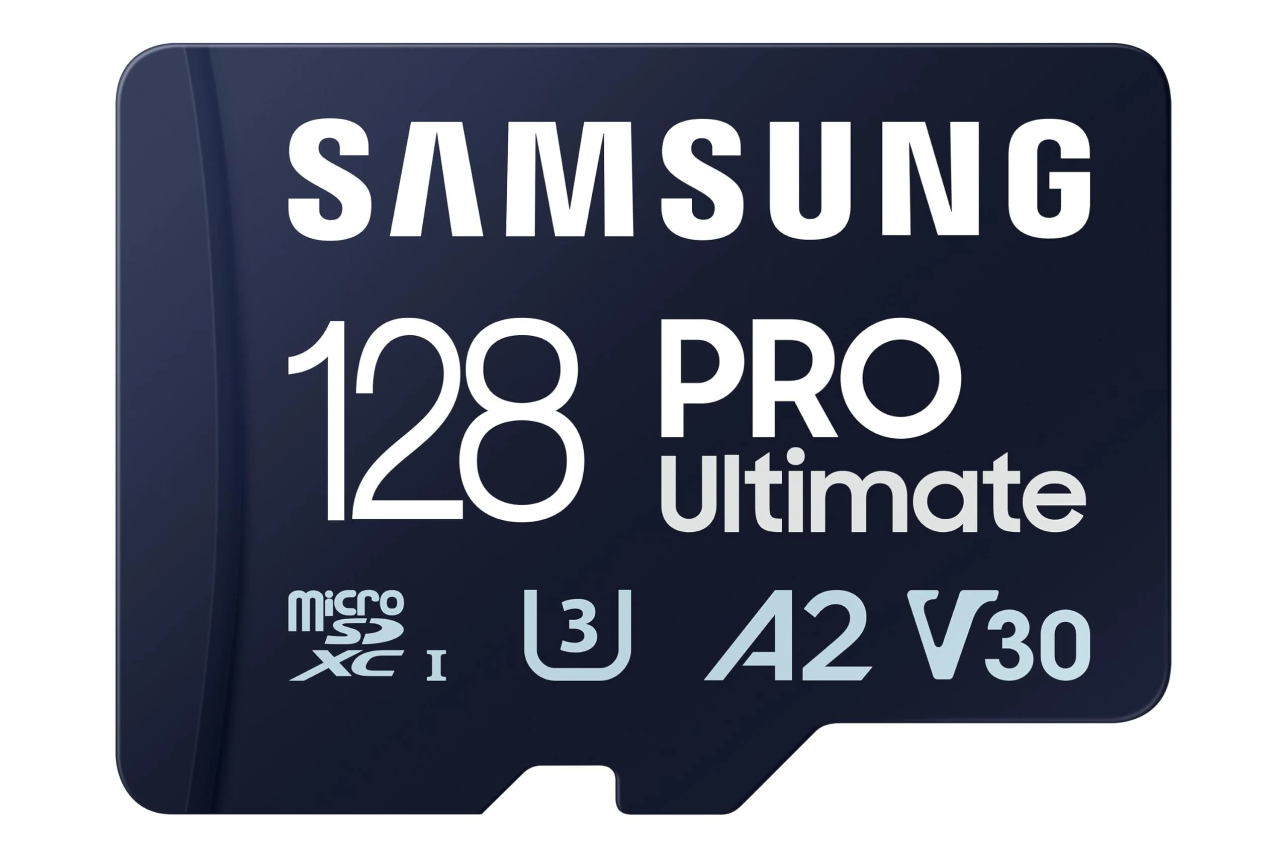 Samsung PRO Ultimate microSD memory card, 128 GB, UHS-I U3, 200 MB/s read, 130 MB/s write, Includes USB card reader, For smartphone, drone or action cam
