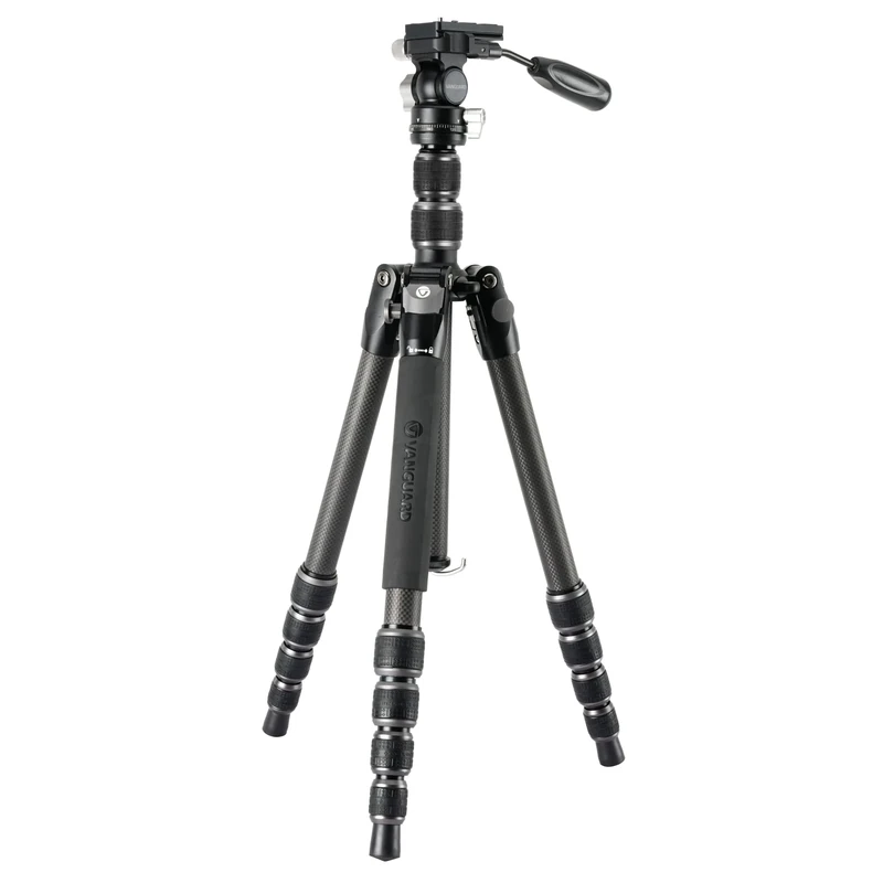Vanguard VEO 3T 265HCP Tall Carbon Fibre Travel Tripod with 2-Way Pan Head - 6kg Load Capacity