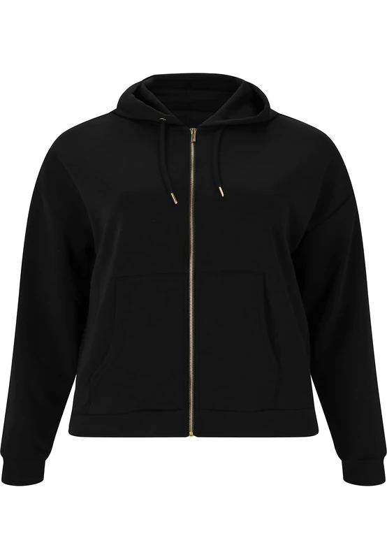 Q SPORTSWEAR Tiamo Hooded Sweatshirt Black 50 - Image 1