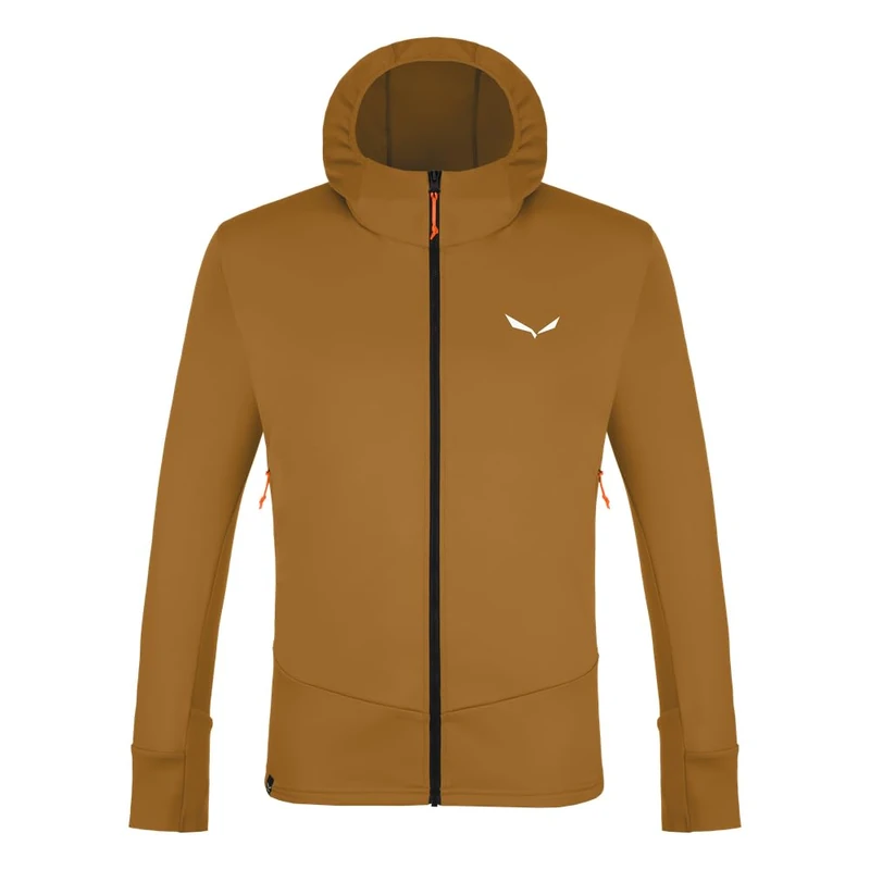 Salewa Puez Polarlite Hooded Jacket Men, Golden Brown, 52/XL, Male
