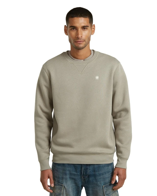 G-Star Men's Premium Core Sweater, Size: M, Color Beige