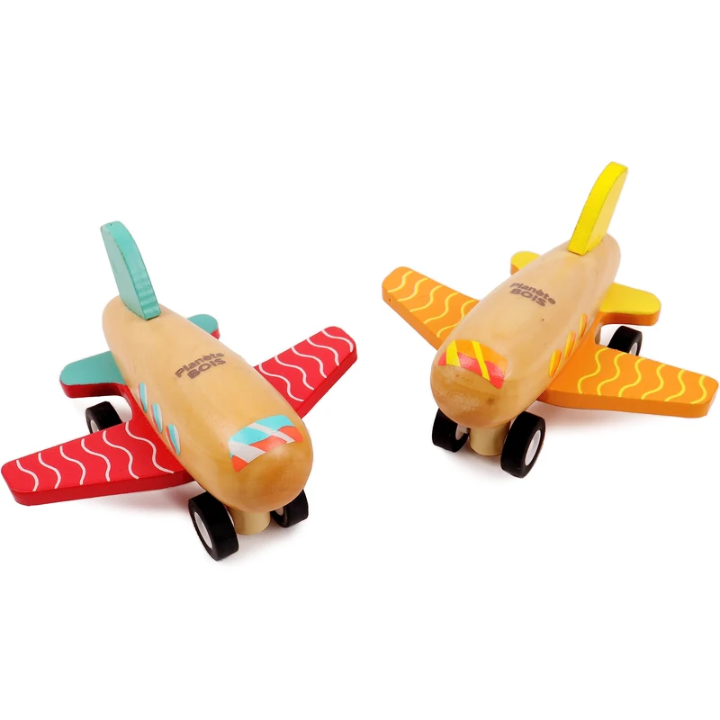 PLANÈTE BOIS 030144APA Pack of 12 Airplanes