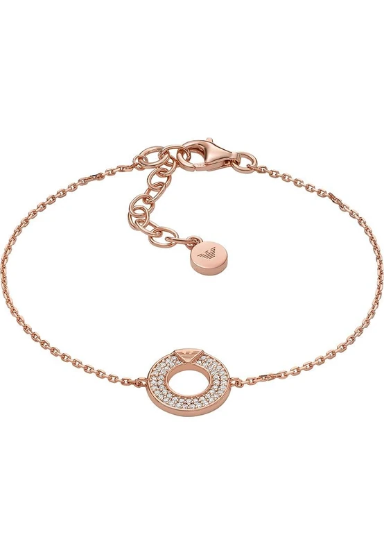Emporio Armani women's bracelet sterling silver rose gold color, EG3589221