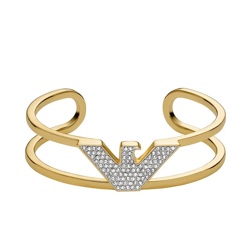 Emporio Armani women's bangle metal gold color, EGS3047710
