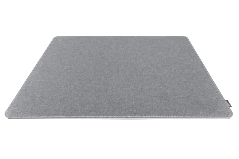 SIGEL SA200 Desk pad, linen look, 60 x 0.7 x 45 cm, light Grey/Black