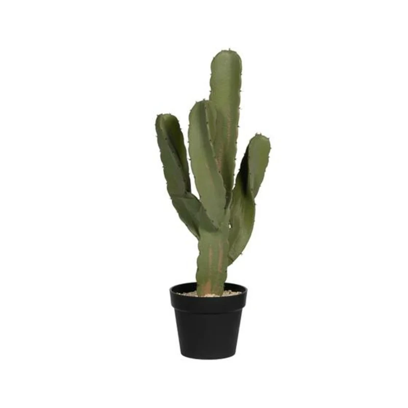 Pottery Pots Artificial Plants Cactus Cereus L, Green, L: 44 x W: 29 x H: 72