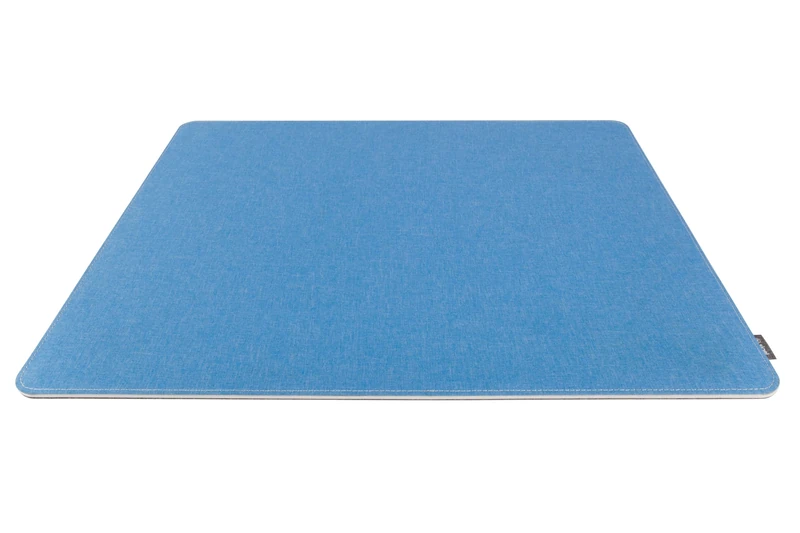 SIGEL SA202 Desk pad, linen look, 60 x 0.7 x 45 cm, light Blue/Dark Grey