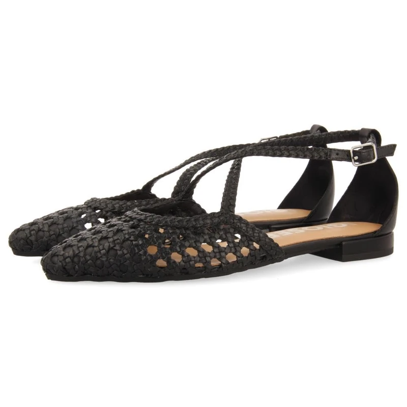 GIOSEPPO Women's Leskovic Ballet Flat, Black, 4 UK