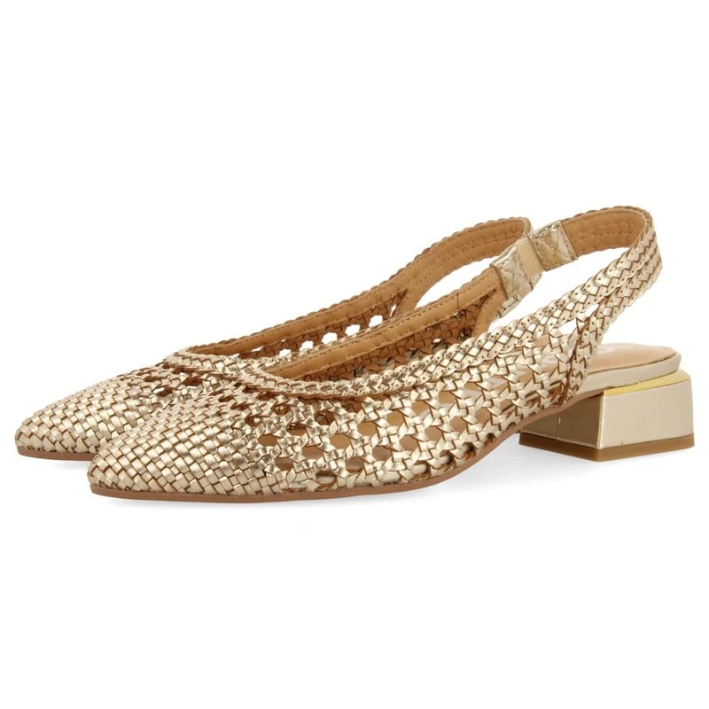 GIOSEPPO Women's Piskove Flat Ballet, Platinum Colour, 2/2.5 UK