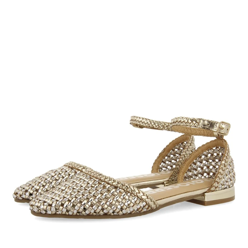 GIOSEPPO KONISPOL, Women's Ballet Flat, Gold, 36 EU, Gold, 4 UK